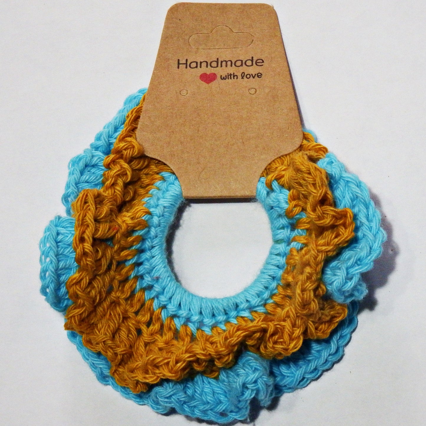 Chouchous pour cheveux créations artisanales au crochet- divers modèles