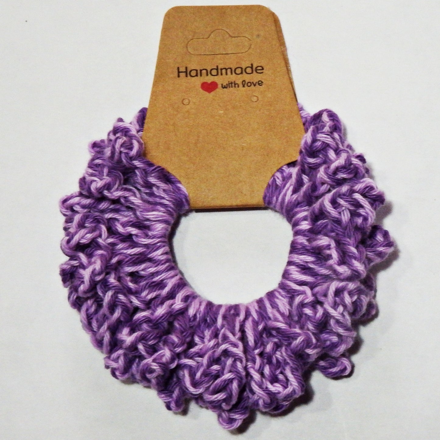 Chouchous pour cheveux créations artisanales au crochet- divers modèles