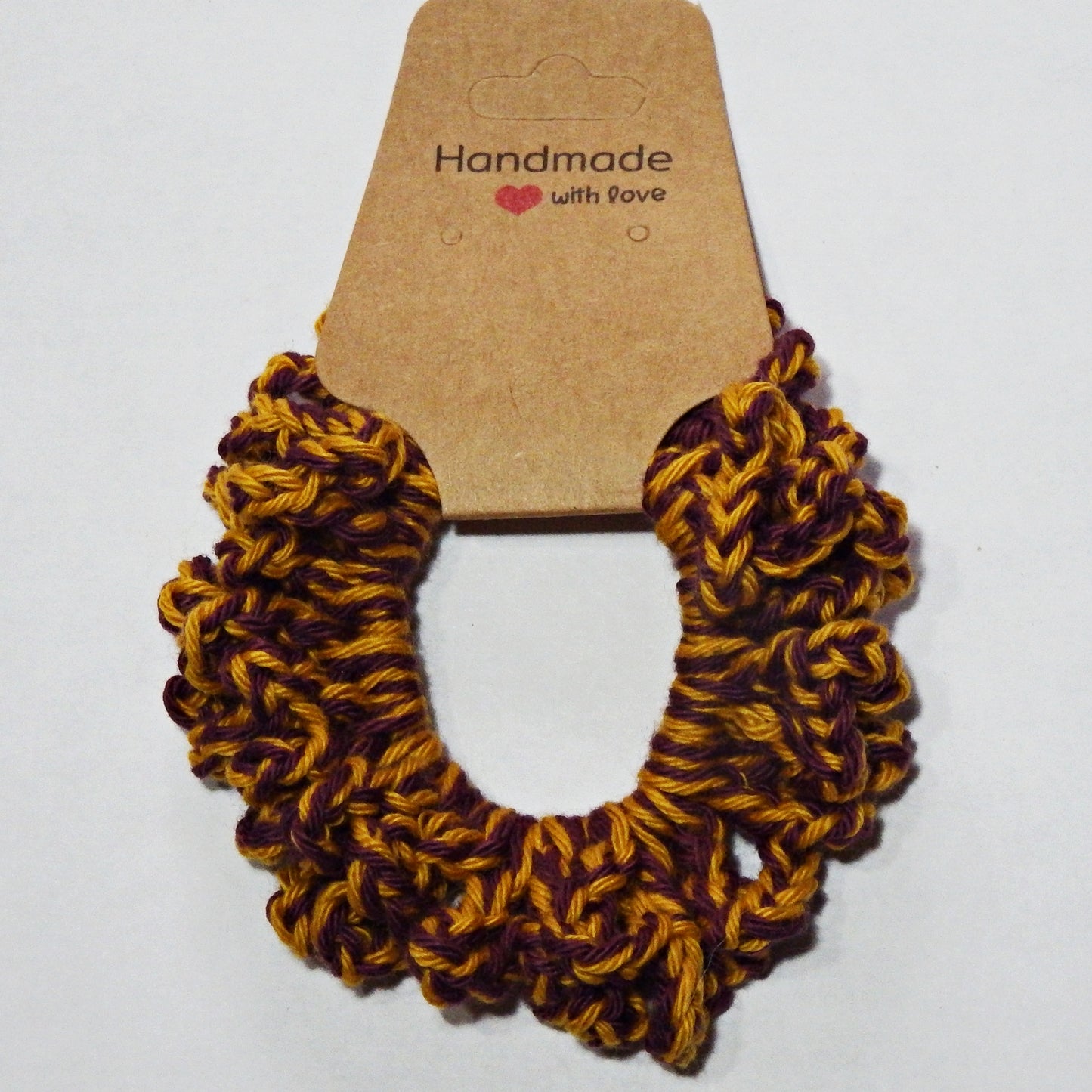 Chouchous pour cheveux créations artisanales au crochet- divers modèles