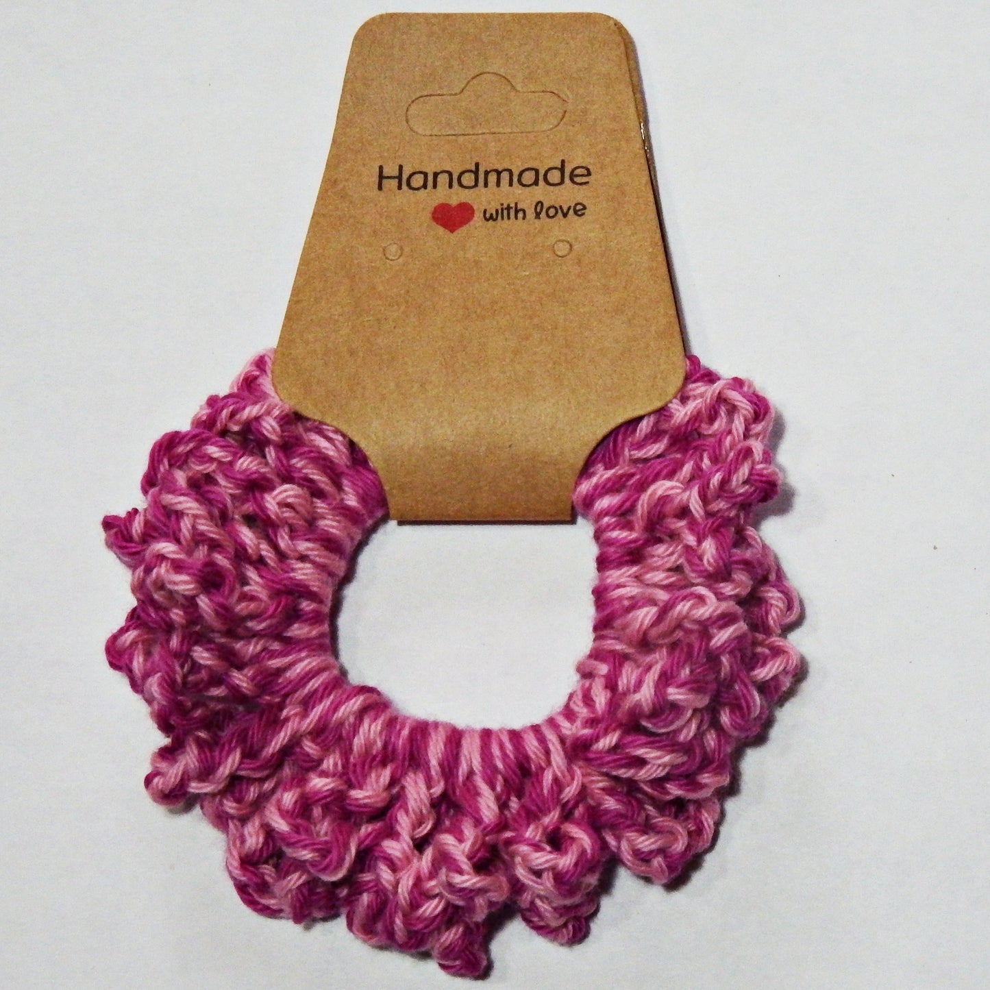 Chouchous pour cheveux créations artisanales au crochet- divers modèles