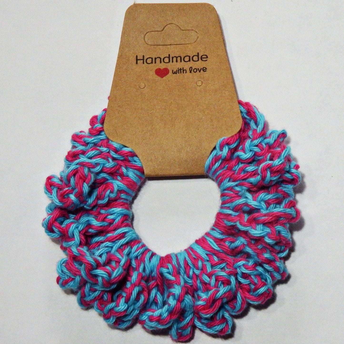 Chouchous pour cheveux créations artisanales au crochet- divers modèles