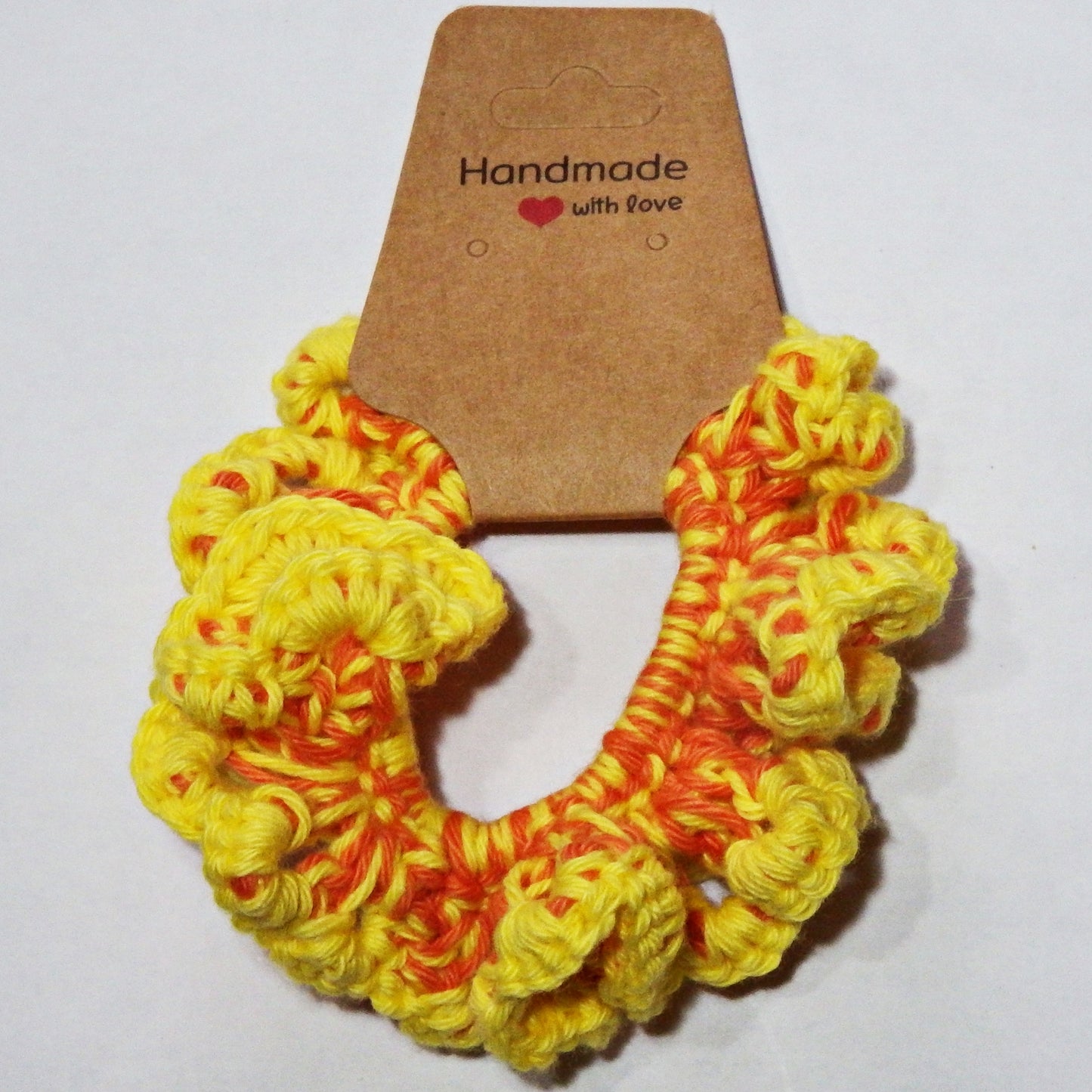 Chouchous pour cheveux créations artisanales au crochet- divers modèles