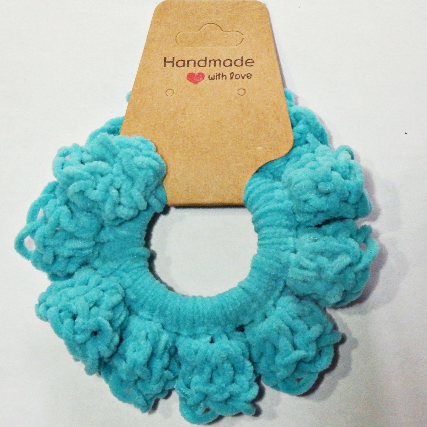 Chouchous pour cheveux créations artisanales au crochet- divers modèles