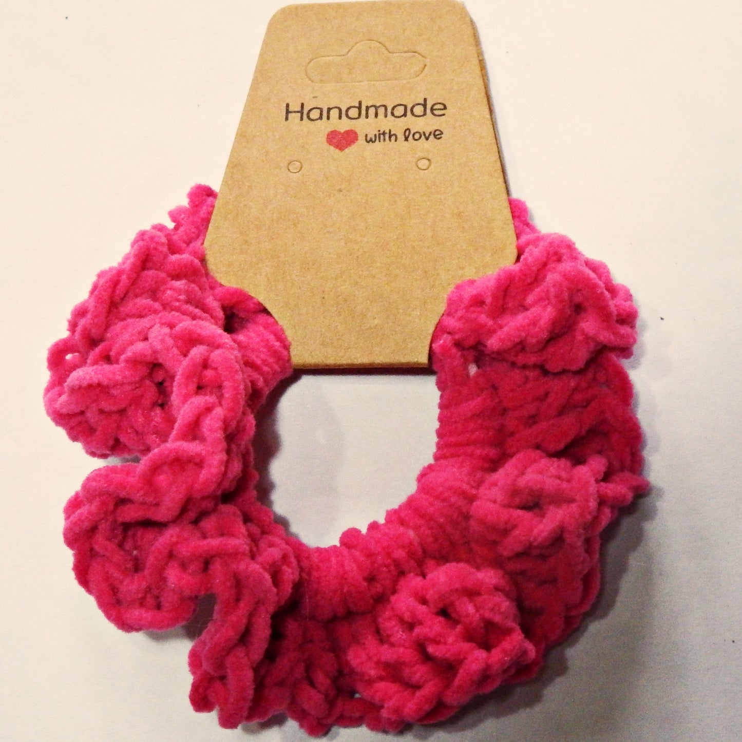 Chouchous pour cheveux créations artisanales au crochet- divers modèles