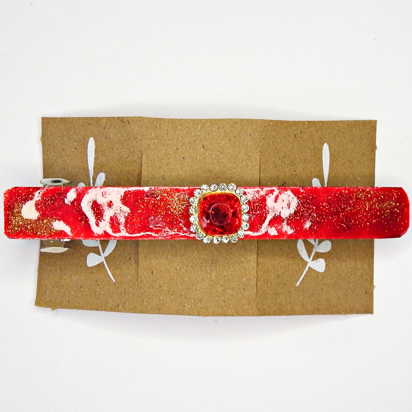 Barrettes à cheveux 10 cm artisanales - plusieurs modèles disponibles