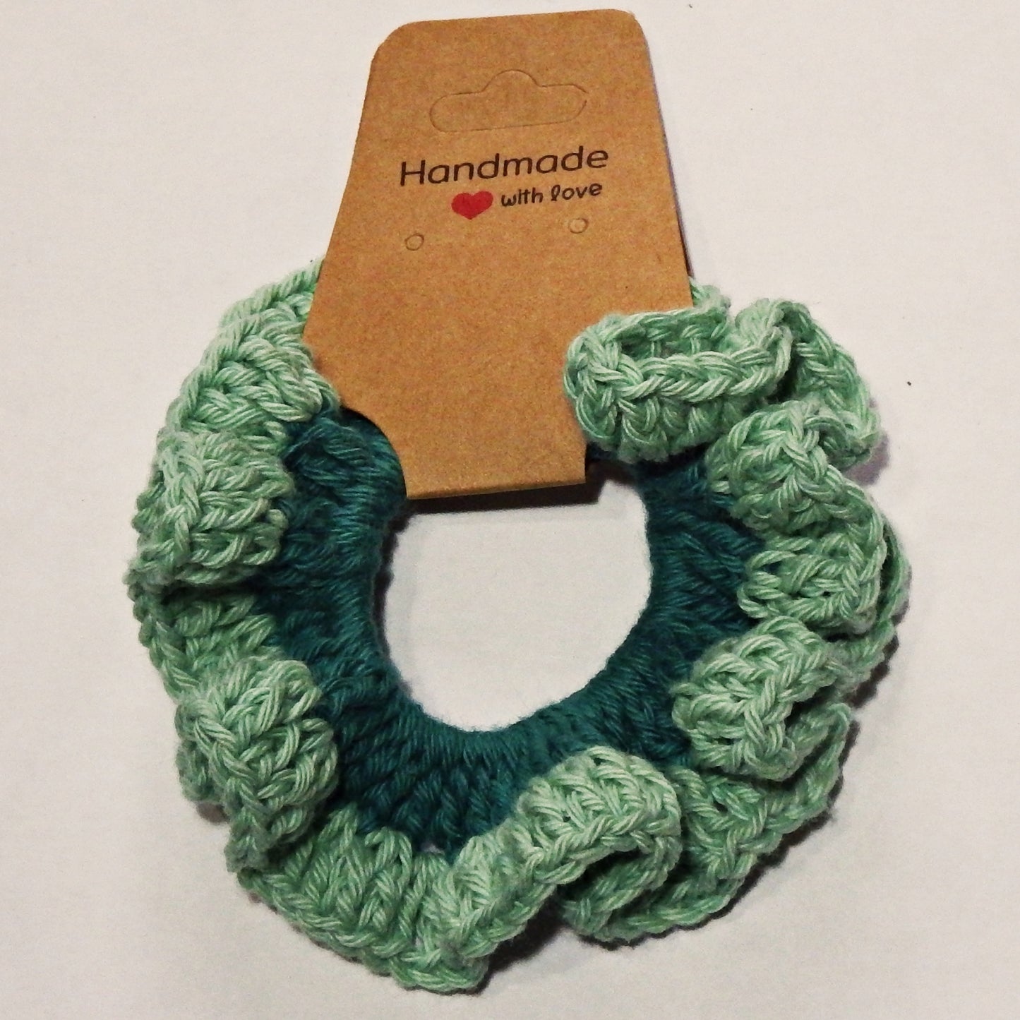 Chouchous pour cheveux créations artisanales au crochet- divers modèles