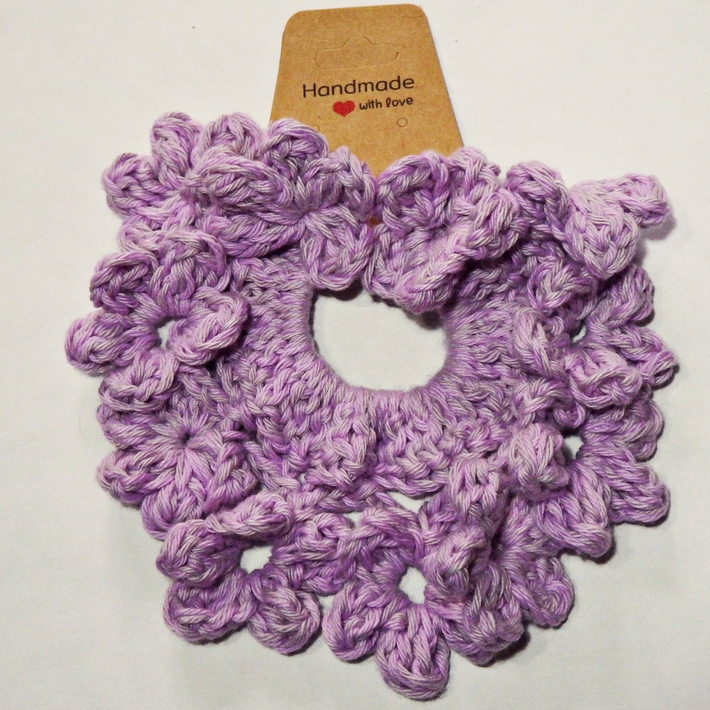 Chouchous pour cheveux créations artisanales au crochet- divers modèles