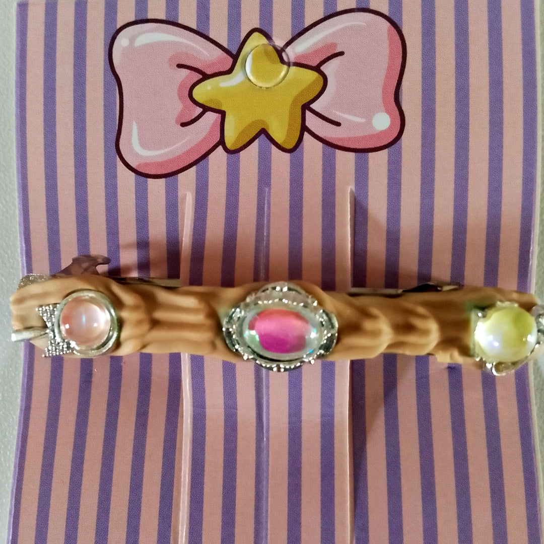 Barrettes artisanales 6 cm - plusieurs modèle disponibles, colle-crème ou résine