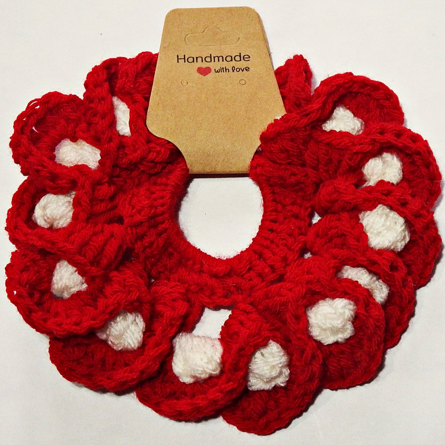 Chouchous pour cheveux créations artisanales au crochet- divers modèles