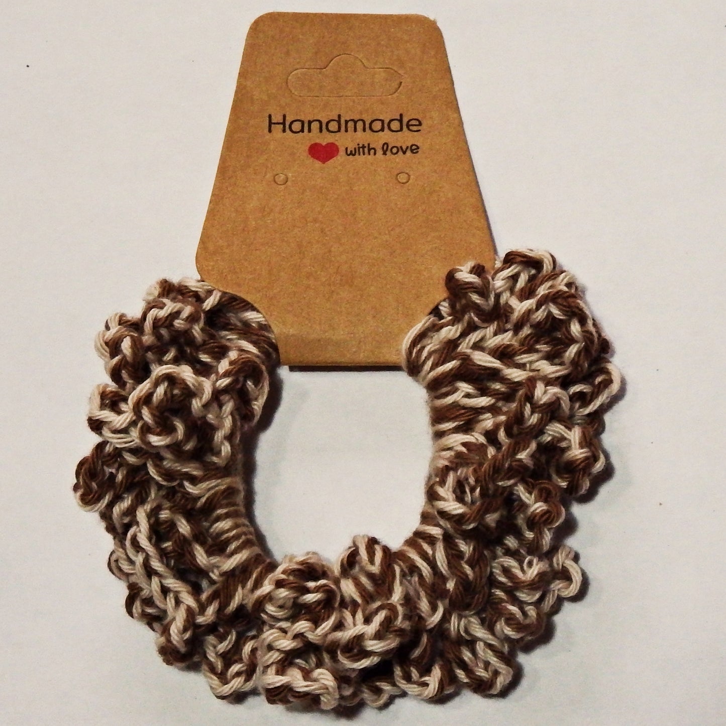 Chouchous pour cheveux créations artisanales au crochet- divers modèles