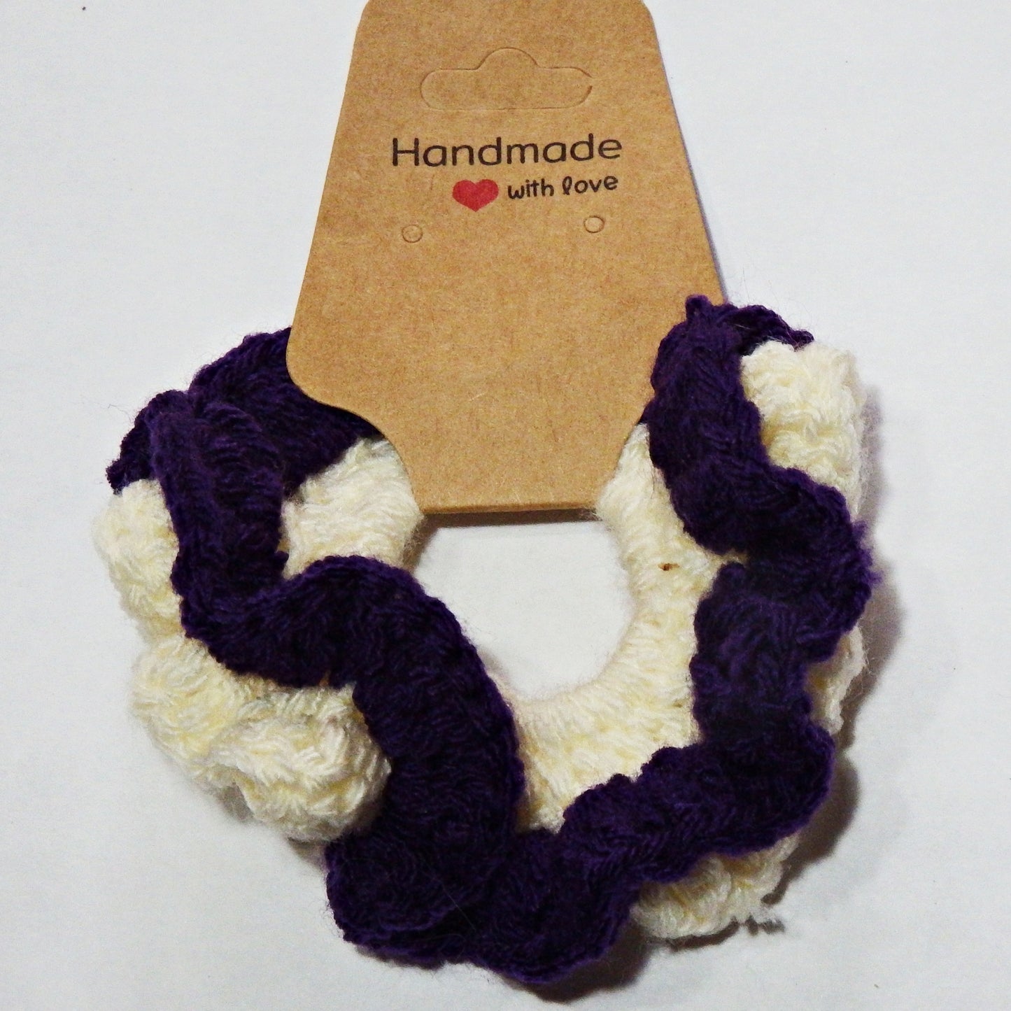 Chouchous pour cheveux créations artisanales au crochet- divers modèles