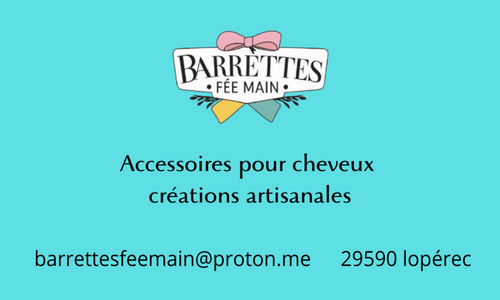 Barrettes fée main