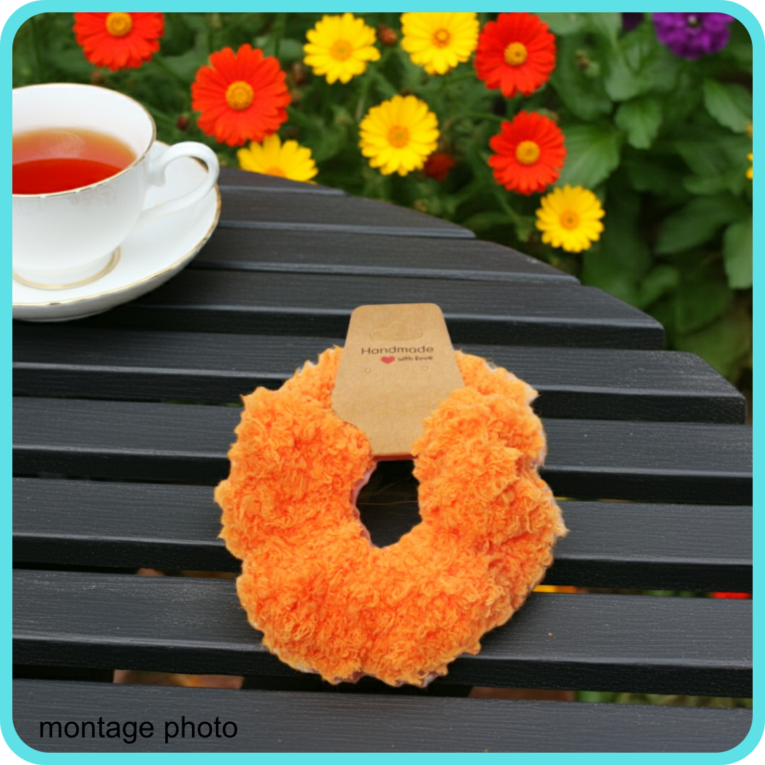 Chouchous pour cheveux créations artisanales au crochet- divers modèles