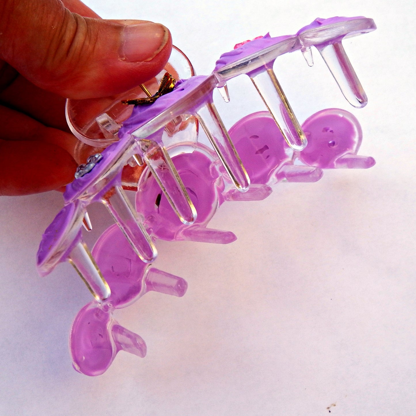 Grandes pinces à cheveux 10 cm décorations artisanales, divers modèles