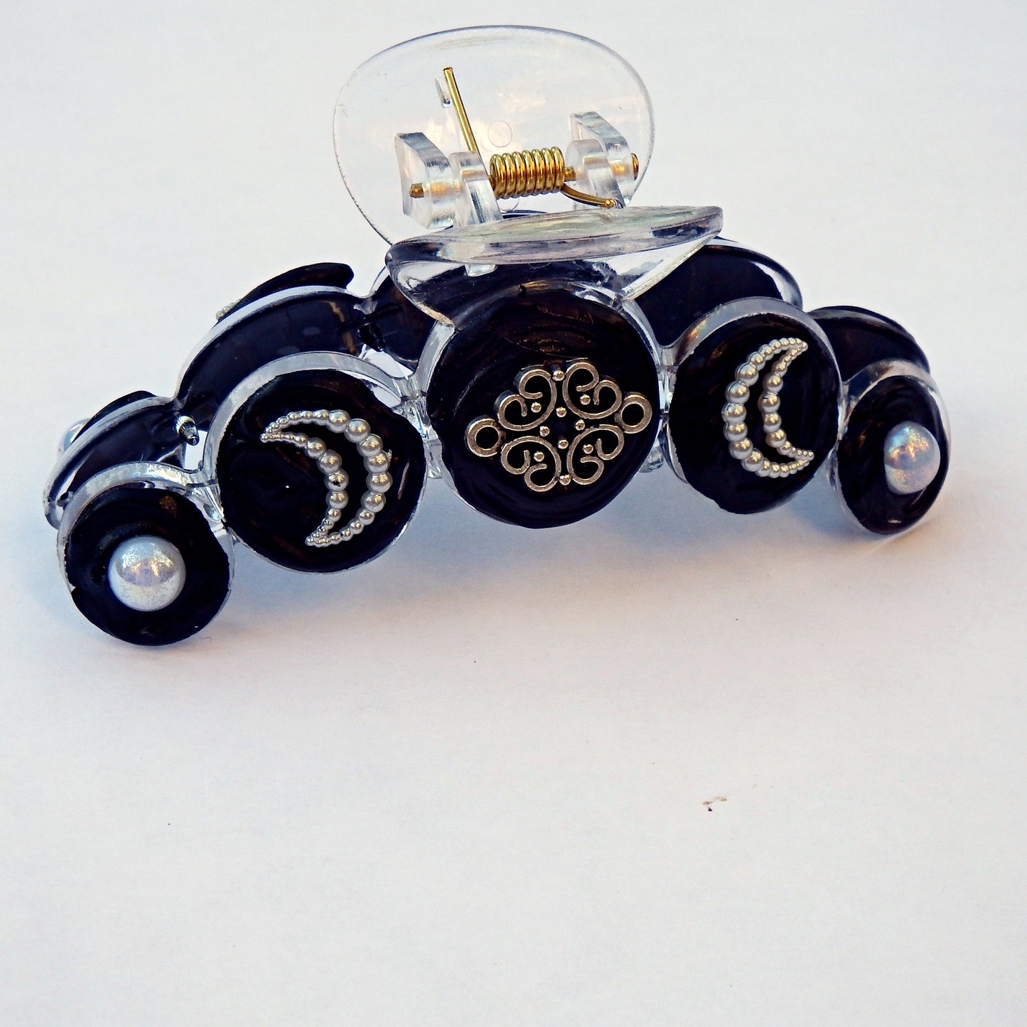 Grandes pinces à cheveux 10 cm décorations artisanales, divers modèles