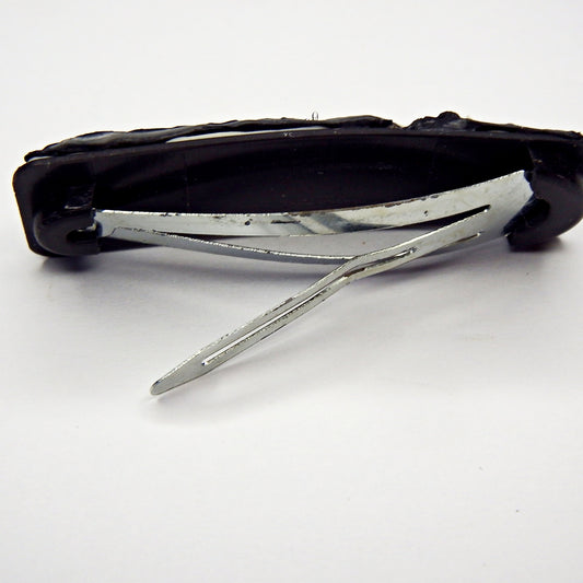 Pinces clic clac rectangle artisanales  5,5 cm, plusieurs modèles disponibles