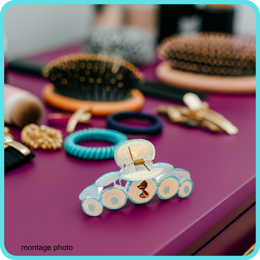 Grandes pinces à cheveux 10 cm décorations artisanales, divers modèles