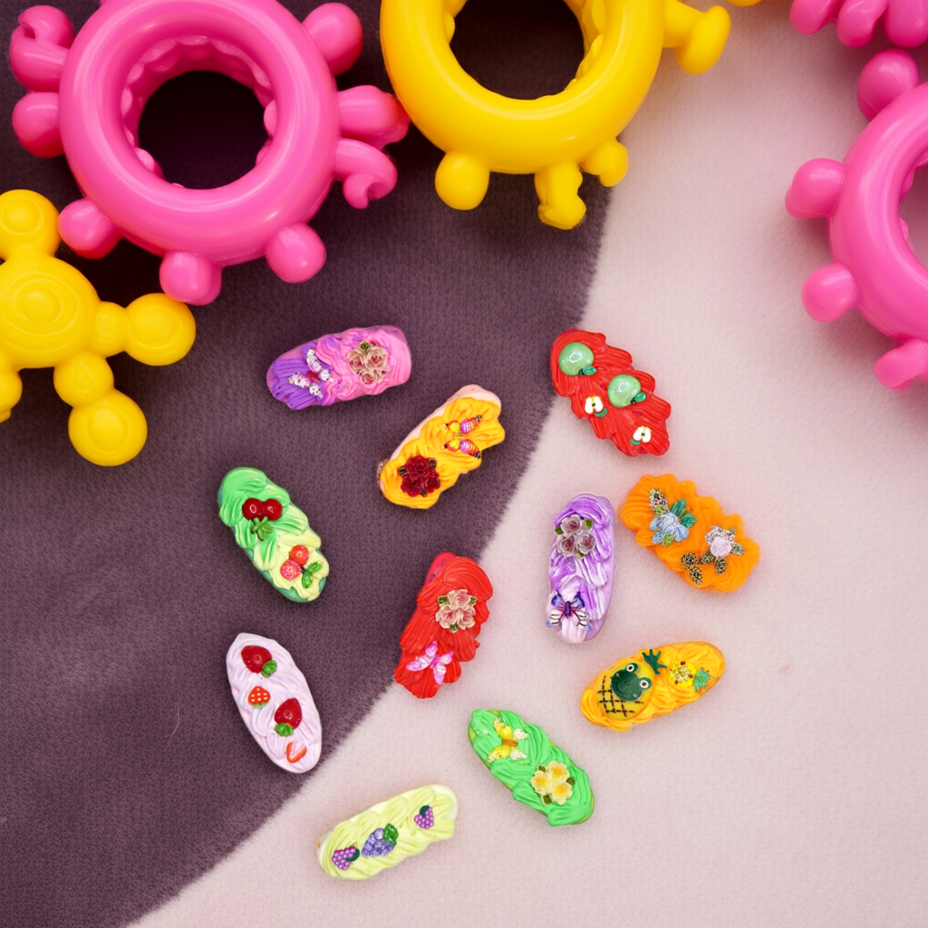 Petites pinces à cheveux artisanales pour enfant, plusieurs modèles pinces unniques