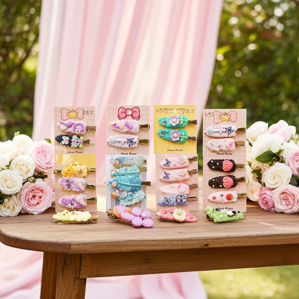 Pinces plates à cheveux artisanales - différents modèles