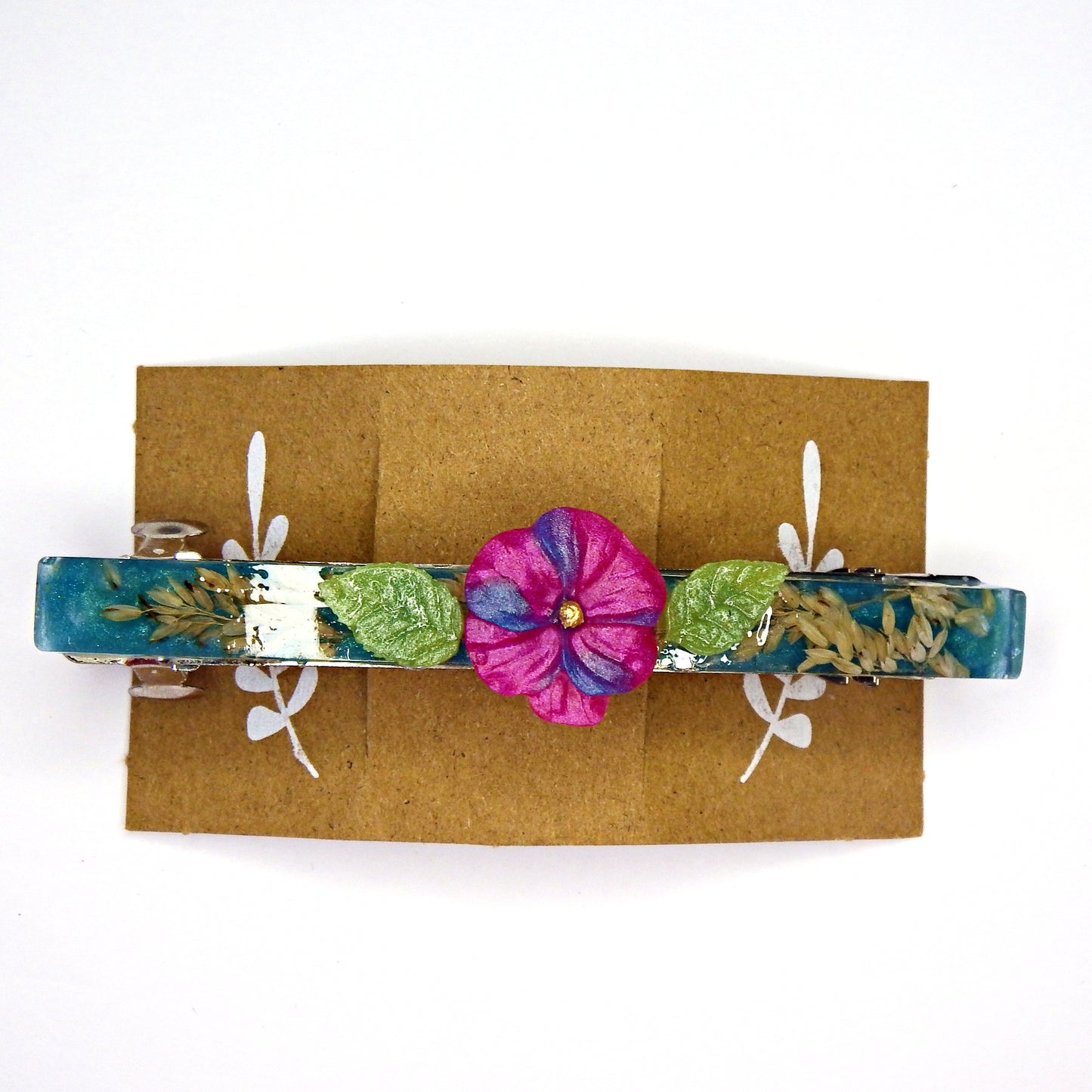 Barrettes à cheveux 10 cm artisanales - plusieurs modèles disponibles