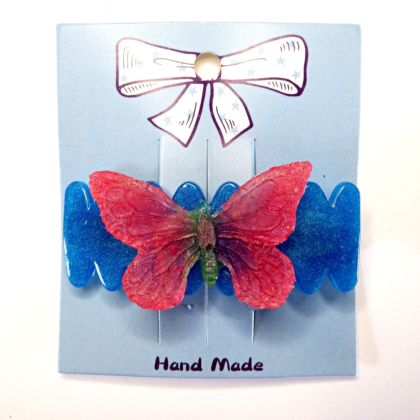 Barrettes artisanales 6 cm - plusieurs modèle disponibles, colle-crème ou résine