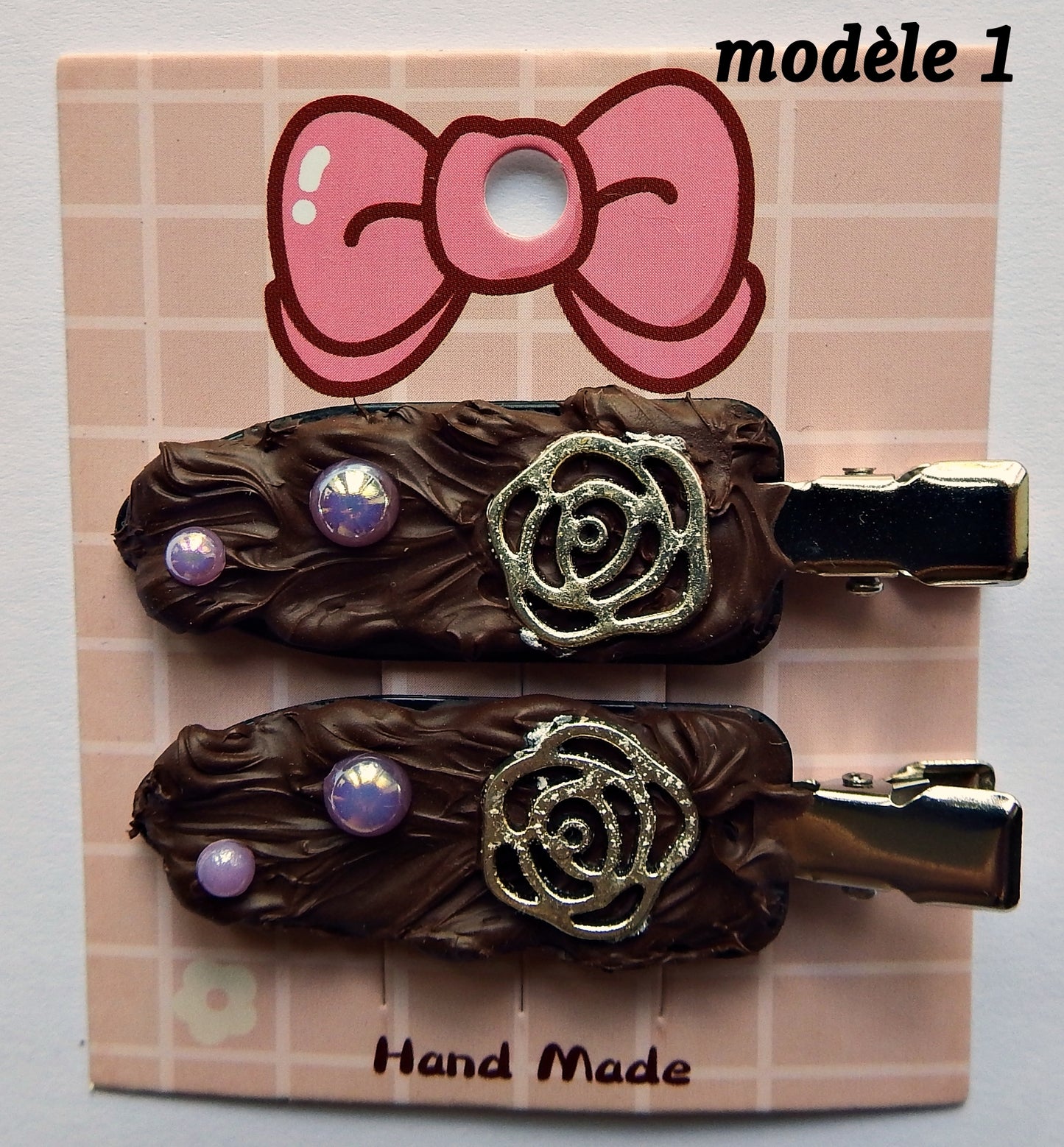 Pinces plates à cheveux artisanales - différents modèles