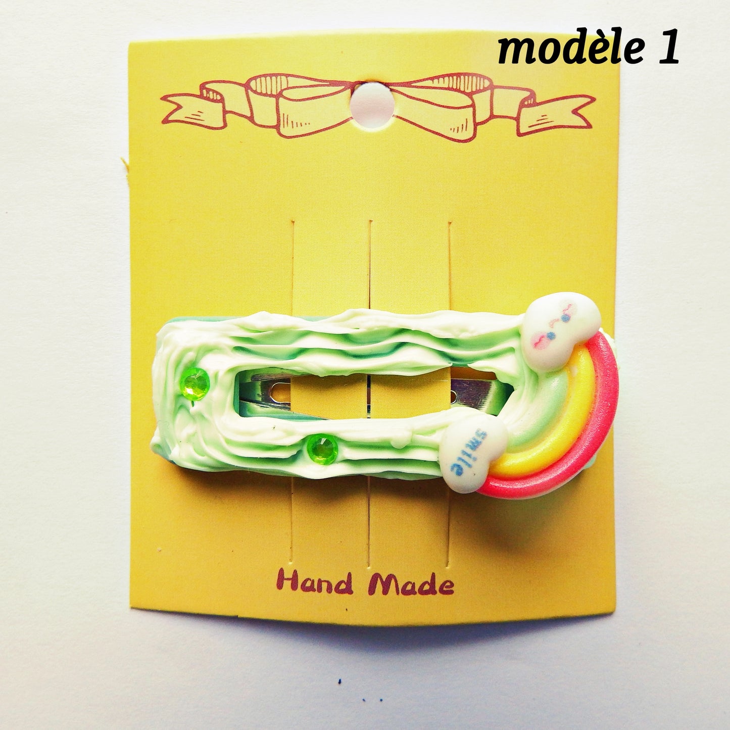 Pinces clic clac rectangle vide, 5,5 cm, plusieurs modèles disponibles