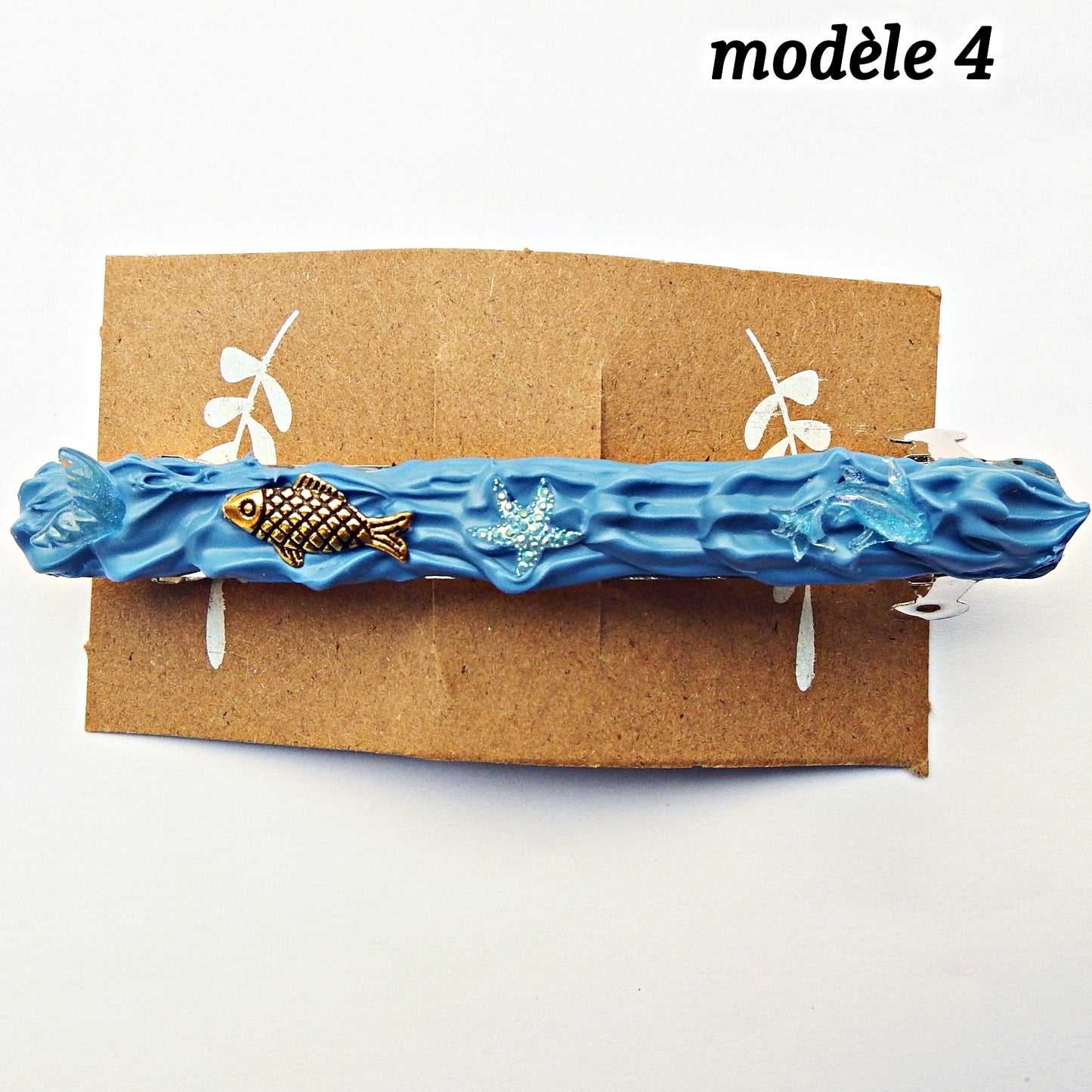 Barrettes à cheveux 10 cm artisanales - plusieurs modèles disponibles