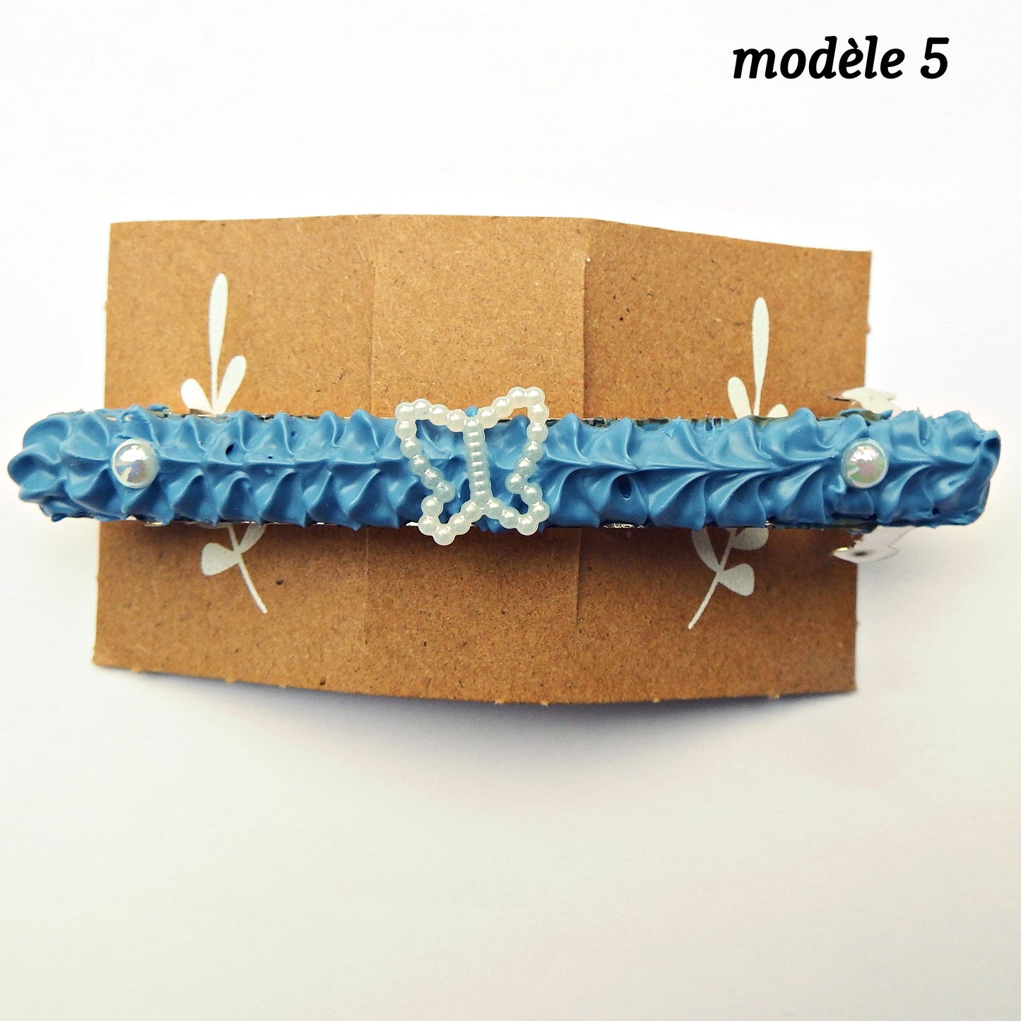 Barrettes à cheveux 10 cm artisanales - plusieurs modèles disponibles