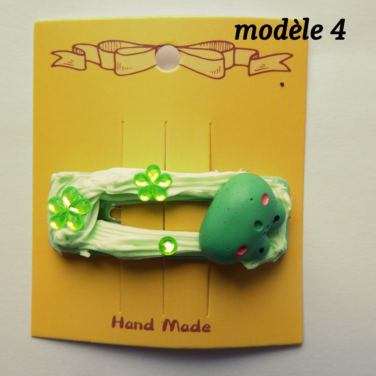 Pinces clic clac rectangle vide, 5,5 cm, plusieurs modèles disponibles