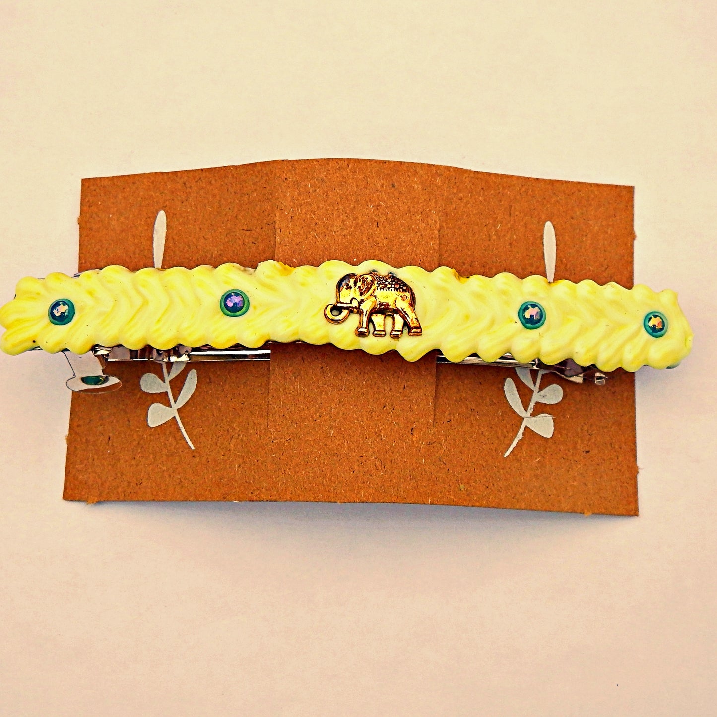 Barrettes à cheveux 10 cm artisanales - plusieurs modèles disponibles