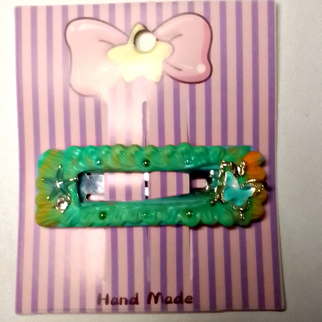 Pinces clic clac rectangle vide, 5,5 cm, plusieurs modèles disponibles