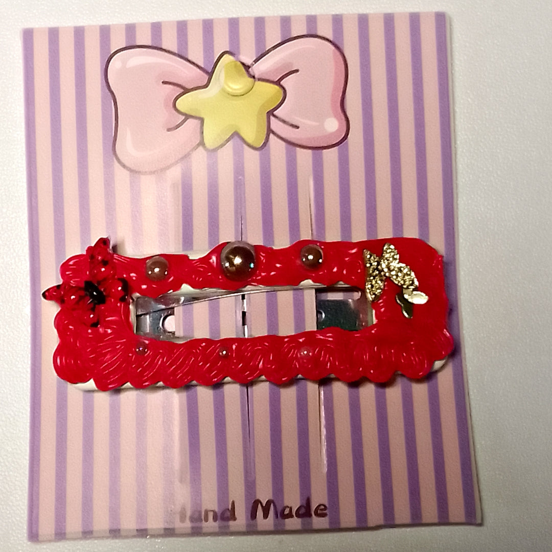 Pinces clic clac rectangle vide, 5,5 cm, plusieurs modèles disponibles